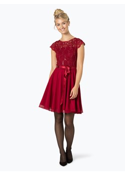 Swing Damska sukienka wieczorowa Kobiety Koronka czerwony jednolity ze sklepu vangraaf w kategorii Sukienki - zdjęcie 59786748