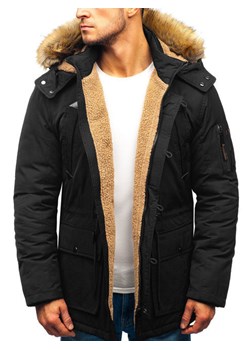 Czarna kurtka męska Denley 