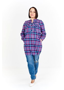Wzorzysta tunika koszulowa ze sklepu fokus.pl w kategorii Bluzki damskie - zdjęcie 60461555