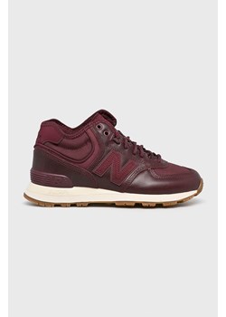 Buty sportowe damskie New Balance w stylu casual czerwone 