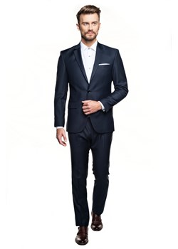 Garnitur męski Recman na zimę bez wzorów 