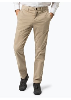 Tommy Hilfiger Spodnie Mężczyźni Bawełna piaskowy jednolity ze sklepu vangraaf w kategorii Spodnie męskie - zdjęcie 62750155