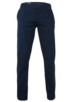 Granatowe Casualowe Męskie Spodnie -RIGON- Zwężane, Bawełniane SPRGN15704TITANIKgranat ze sklepu JegoSzafa.pl w kategorii Spodnie męskie - zdjęcie 62776979
