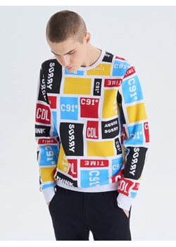 Cropp - Kolorowa bluza - biały ze sklepu Cropp w kategorii Bluzy męskie - zdjęcie 62828677