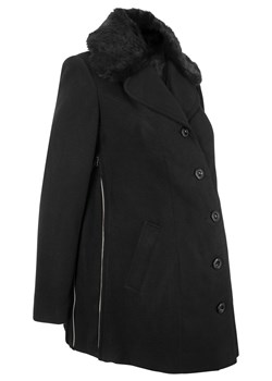 Czarna kurtka ciążowa BPC Collection jesienna 