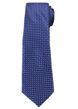 Ciemny Niebieski Elegancki Krawat -Angelo di Monti- 6 cm, Męski, Wzór Geometryczny KRADM1509 ze sklepu JegoSzafa.pl w kategorii Krawaty - zdjęcie 63117745