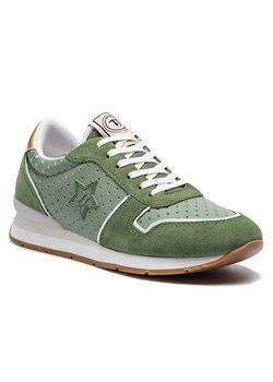 Buty sportowe damskie Trussardi Jeans do fitnessu bez wzorów ze skóry ekologicznej 