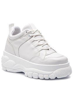 Sneakersy damskie Altercore z tworzywa sztucznego młodzieżowe sznurowane bez wzorów 