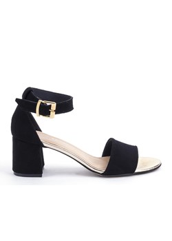 Sandały damskie Akardo na słupku gładkie 