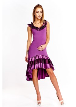 Sukienka FSU102 ŚLIWKOWY JASNY ze sklepu fokus.pl w kategorii Sukienki - zdjęcie 65967828