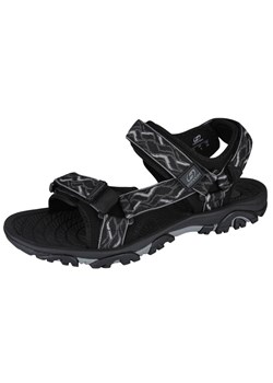 Sandały męskie czarne Hannah casual na rzepy 