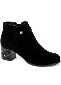 Botki Libero z zamkiem gładkie eleganckie 