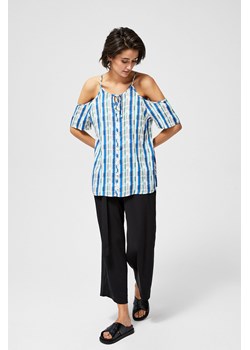 Koszulowa bluzka typu top ze sklepu Moodo.pl w kategorii Bluzki damskie - zdjęcie 66424506