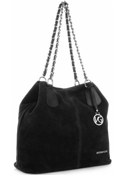 Torebka Vittoria Gotti duża na wakacje skórzana 