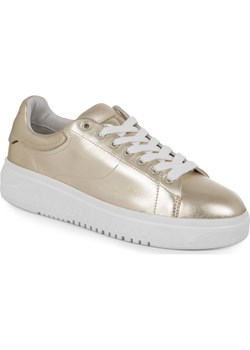 Złote trampki damskie emporio armani, wiosna 2020 w Domodi Złote trampki damskie emporio armani, wiosna 2020 w Domodi