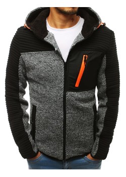 Dstreet bluza męska gładka czarna 