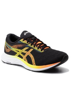 Buty sportowe męskie Asics sznurowane czarne z tworzywa sztucznego 