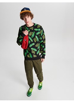 Bluza męska zielona Cropp jesienna młodzieżowa 