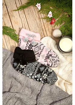 Kapcie damskie w abstrakcyjnym wzorze z poliestru casualowe 