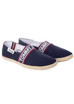 Espadryle męskie Tommy Hilfiger z tkaniny casual bez zapięcia na lato 