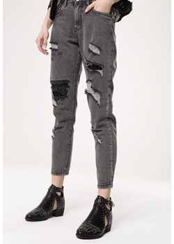 Born2be jeansy damskie szare 