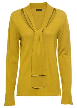Sweter damski Bonprix z dekoltem v 