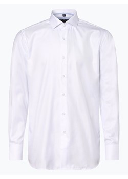 Koszula męska Van Graaf biała bez wzorów z włoskim kołnierzykiem z długimi rękawami 