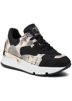Sneakersy damskie Togoshi na platformie gładkie sportowe 