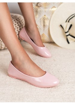 Balerinki CzasNaButy casual płaskie bez zapięcia 