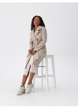 Płaszcz damski beżowy House 