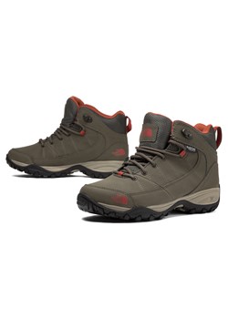 Buty trekkingowe damskie The North Face ze skóry ekologicznej sportowe sznurowane 