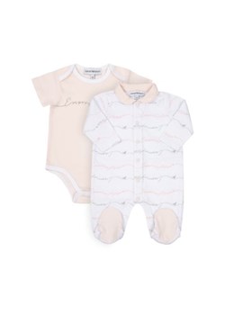 Odzież dla niemowląt Ea7 Emporio Armani dziewczęca w nadruki 