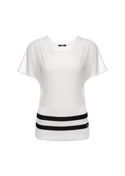 Tunika   Liu Jo Sport biała z aplikacjami  