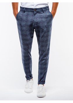 Spodnie męskie w kratkę jesienne 