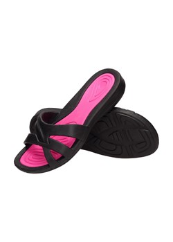 Klapki damskie American Club na płaskiej podeszwie bez wzorów1 