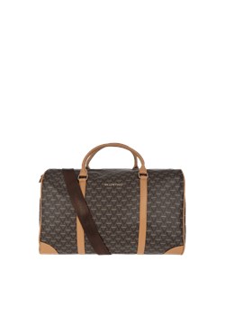 Torba podróżna Valentino By Mario brązowa ze skóry ekologicznej 