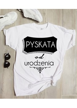 koszulka z napisem ze sklepu Time For Fashion w kategorii Bluzki damskie - zdjęcie 73204959