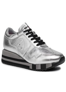 Sneakersy damskie Blauer bez wzorów na platformie sportowe 