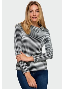 Elegancka bluzka w kratę ze sklepu Greenpoint.pl w kategorii Bluzki damskie - zdjęcie 73390809