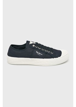 Granatowe trampki męskie pepe jeans, wiosna 2020 w Domodi Granatowe trampki męskie pepe jeans, wiosna 2020 w Domodi