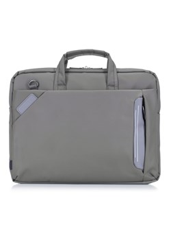Szara torba na laptopa Wittchen ze skóry ekologicznej 