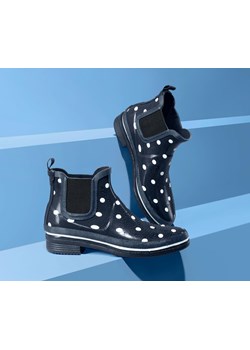 Kalosze damskie Tchibo w groszki płaskie casualowe 
