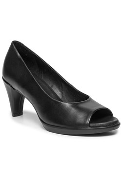 Półbuty ECCO - Shape 55 Peep Toe Sleek 26830301001 Black ze sklepu eobuwie.pl w kategorii Czółenka - zdjęcie 73899089
