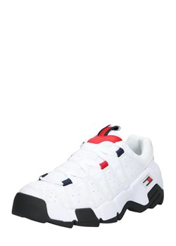 Tommy Jeans sneakersy damskie skórzane sportowe na platformie 