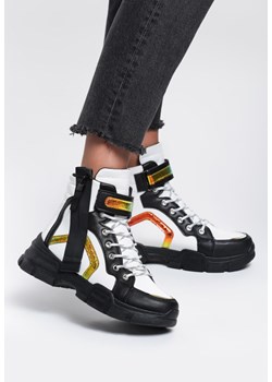 Workery damskie Renee ze skóry ekologicznej na zamek płaskie 