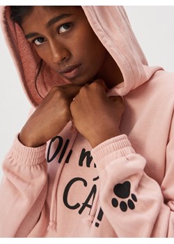 Bluza damska Sinsay krótka z napisami 