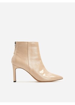 Botki Reserved na zamek bez wzorów 