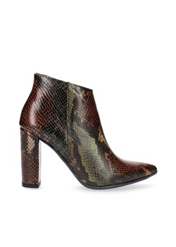 Botki Arturo Vicci na obcasie ze skóry eleganckie 