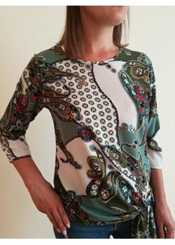 Bluzka damska wielokolorowa Asto z długim rękawem 
