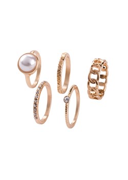 Pierścionek złoty Bonprix 